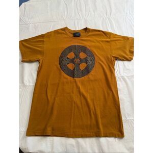 Keltic Designs Jen Duluth 90s Vintage Single Stitch Brown T-Shirt Size Large